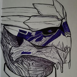 "Garrus Vakarian" Bust Fanart